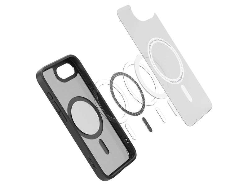 Spigen Ultra Hybrid MagSafe - frost black - iPhone 17e/16e