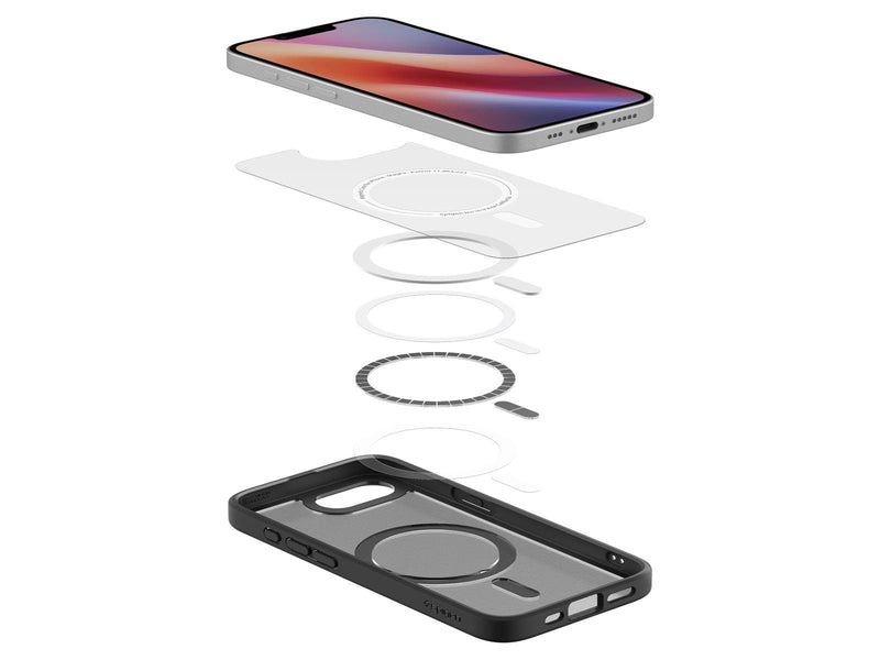 Spigen Ultra Hybrid MagSafe - frost black - iPhone 17e/16e