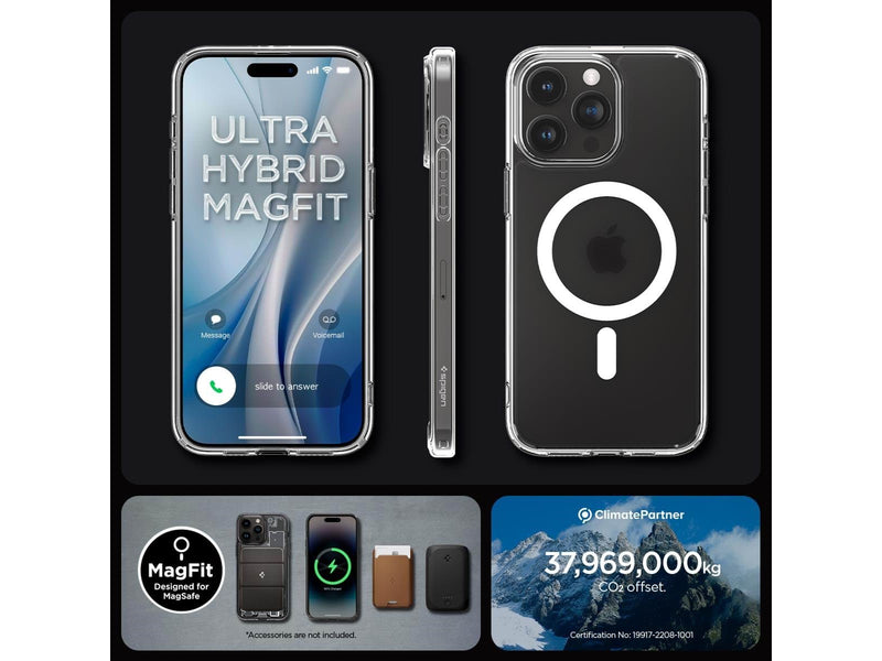 Spigen Ultra Hybrid MagSafe - frost clear - iPhone 15 Pro