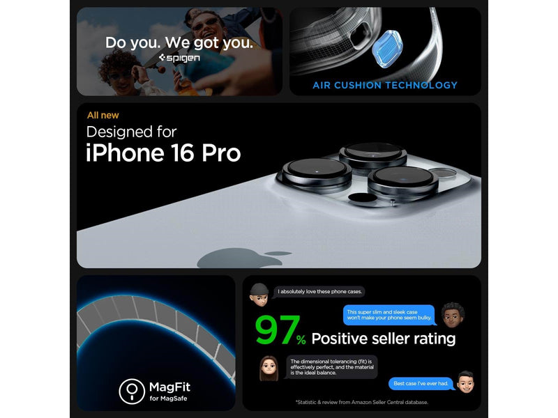 Spigen Ultra Hybrid MagSafe - frost clear - iPhone 16 Pro