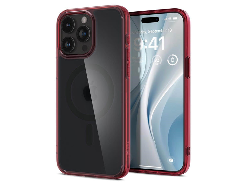 Spigen Ultra Hybrid MagSafe - frost deep red - iPhone 15 Pro