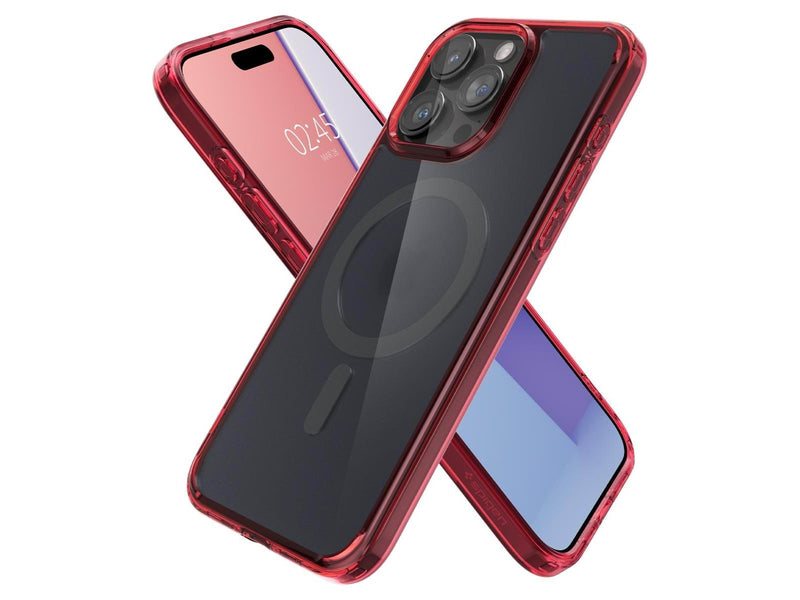 Spigen Ultra Hybrid MagSafe - frost deep red - iPhone 15 Pro