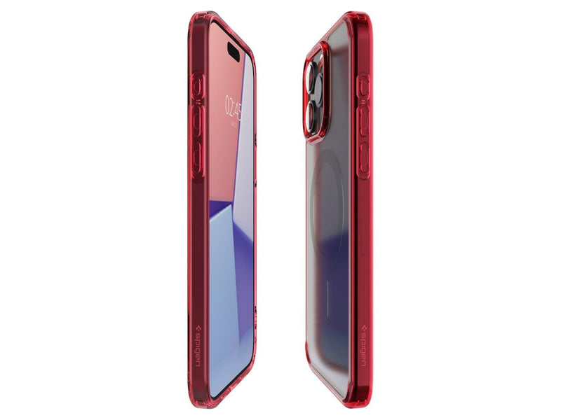 Spigen Ultra Hybrid MagSafe - frost deep red - iPhone 15 Pro