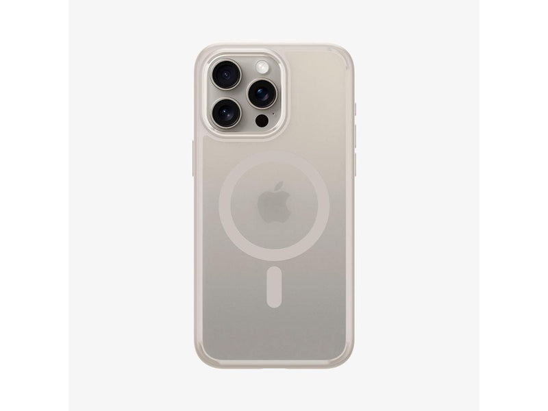 Spigen Ultra Hybrid MagSafe - frost natural titanium - iPhone 15 Pro