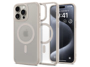 Spigen Ultra Hybrid MagSafe - frost natural titanium - iPhone 15 Pro