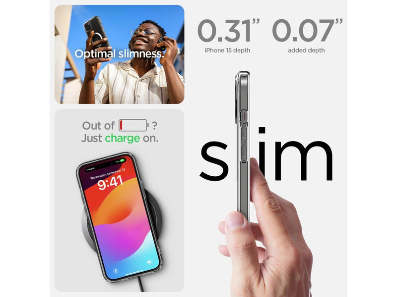 Spigen Ultra Hybrid MagSafe - white - iPhone 15