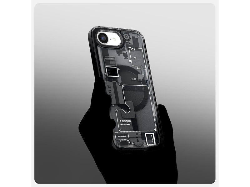 Spigen Ultra Hybrid MagSafe - zero one black - iPhone 17e/16e