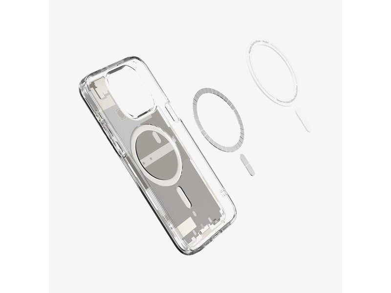 Spigen Ultra Hybrid MagSafe - zero one natural titanium - iPhone 15 Pro