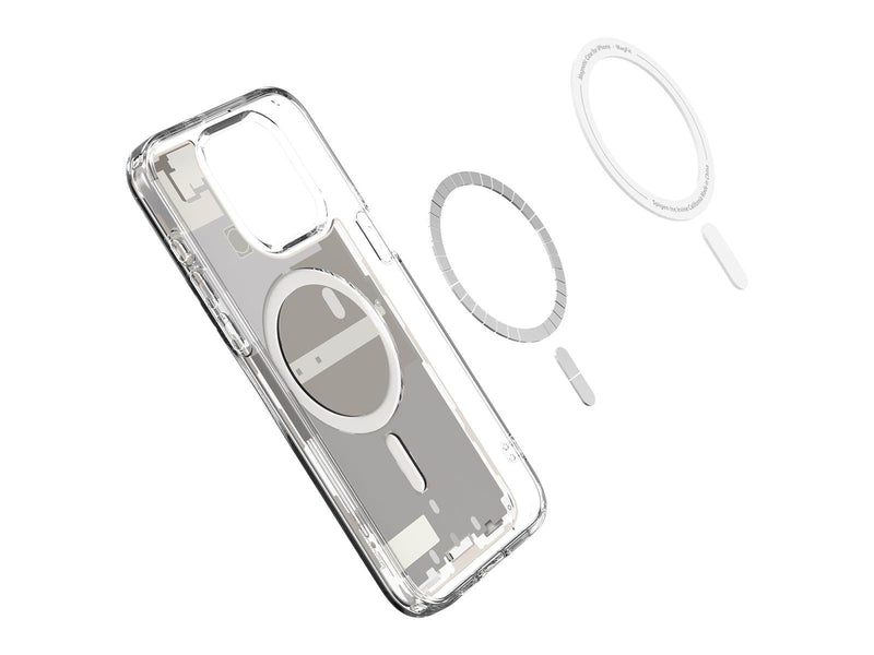 Spigen Ultra Hybrid MagSafe - zero one natural titanium - iPhone 15 Pro