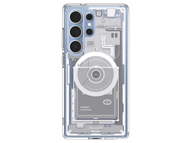 Spigen Ultra Hybrid MagSafe - zero one white - Samsung Galaxy S25 Ultra