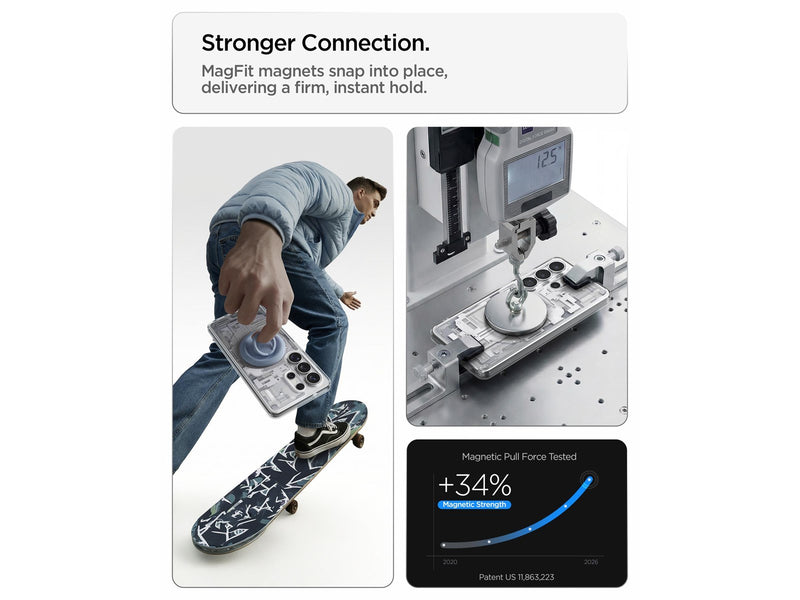 Spigen Ultra Hybrid MagSafe - zero one white - Samsung Galaxy S26 Ultra