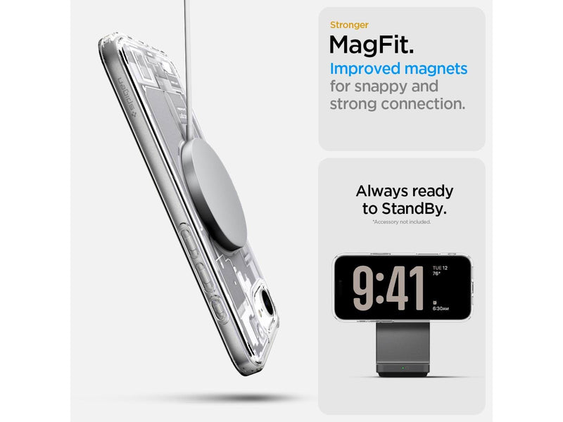 Spigen Ultra Hybrid MagSafe - zero one white - iPhone 17e/16e