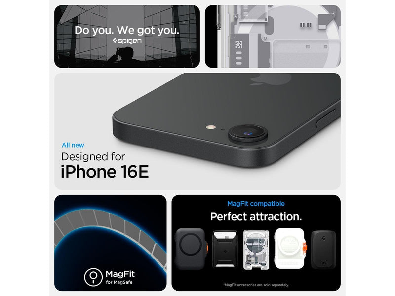 Spigen Ultra Hybrid MagSafe - zero one white - iPhone 17e/16e