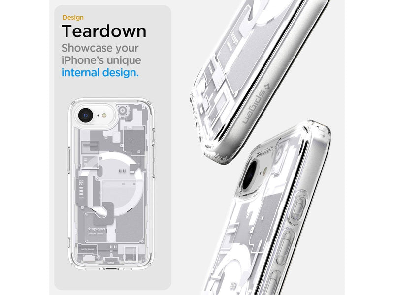 Spigen Ultra Hybrid MagSafe - zero one white - iPhone 17e/16e
