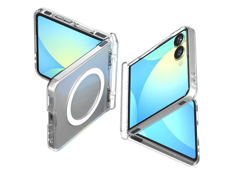 Spigen Ultra Hybrid Pro MagSafe - clear white - Samsung Galaxy Z Flip7