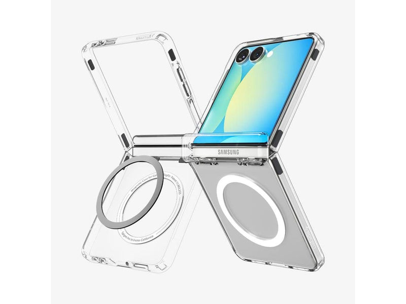 Spigen Ultra Hybrid Pro MagSafe - clear white - Samsung Galaxy Z Flip7