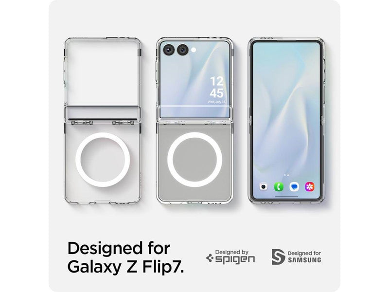 Spigen Ultra Hybrid Pro MagSafe - clear white - Samsung Galaxy Z Flip7