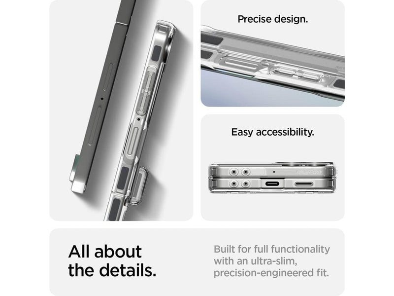 Spigen Ultra Hybrid Pro MagSafe - clear white - Samsung Galaxy Z Flip7