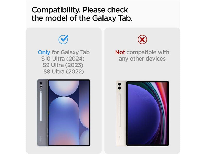 Spigen Ultra Hybrid Pro - black - Samsung Galaxy Tab S10/S9/S8 Ultra