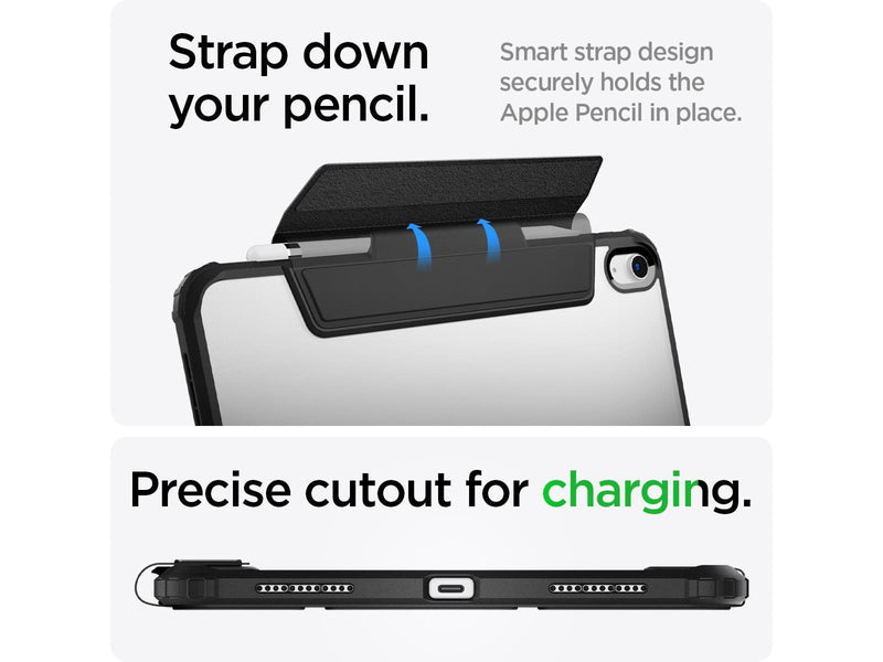 Spigen Ultra Hybrid Pro - black - iPad 10.9" 2022/11" 2025