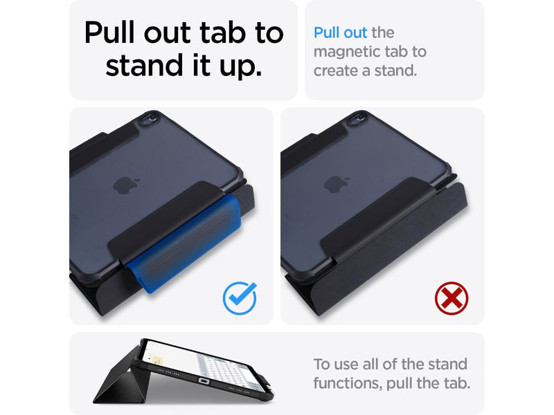Spigen Ultra Hybrid Pro - black - iPad Air 10.9" (2022/2020)/11" 2024/2025/2026