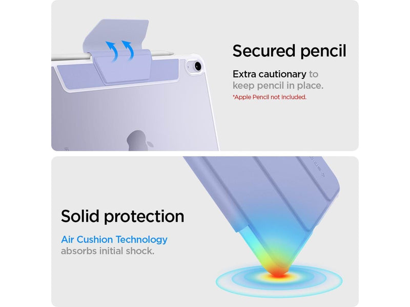 Spigen Ultra Hybrid Pro - lavender - iPad Air 10.9" (2022/2020)/11" 2024/2025/2026