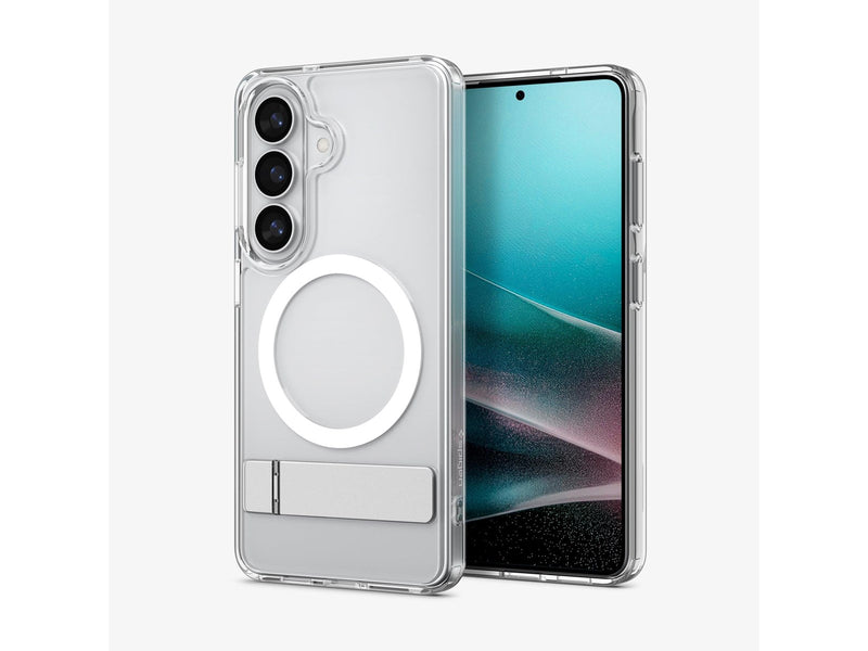 Spigen Ultra Hybrid S Mag MagSafe Case for Samsung Galaxy S26+ - Clear and White