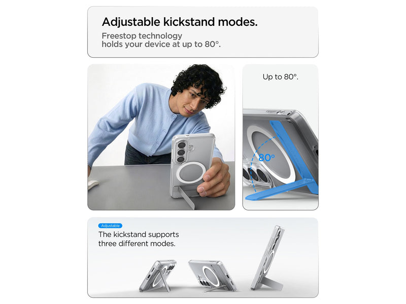 Spigen Ultra Hybrid S MagSafe - clear white - Samsung Galaxy S26