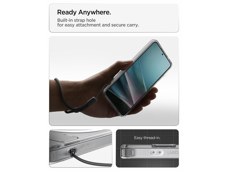 Spigen Ultra Hybrid S MagSafe - clear white - Samsung Galaxy S26