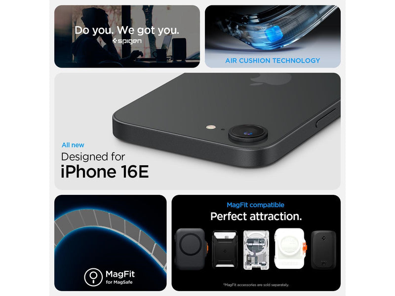 Spigen Ultra Hybrid S MagSafe - frost black - iPhone 17e/16e
