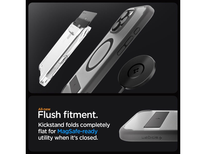 Spigen Ultra Hybrid S MagSafe - frost gray - iPhone 16 Pro