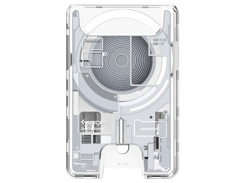 Spigen Ultra Hybrid Wallet MagSafe - zero one white