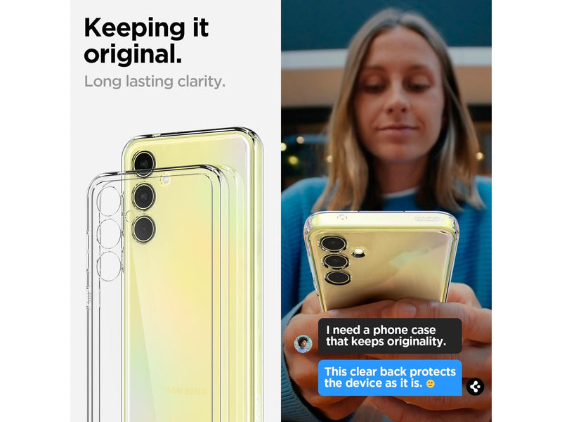 Spigen Ultra Hybrid - crystal clear - Samsung Galaxy A35