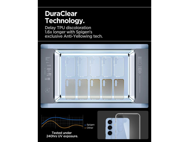 Spigen Ultra Hybrid - crystal clear - Samsung Galaxy S25