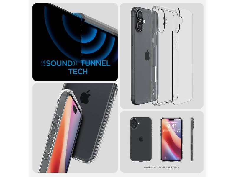 Spigen Ultra Hybrid - crystal clear - iPhone 16