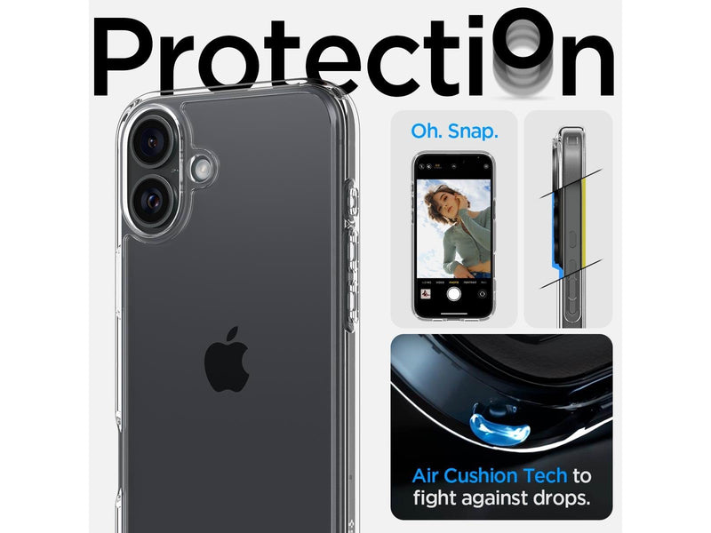 Spigen Ultra Hybrid - crystal clear - iPhone 16 Plus