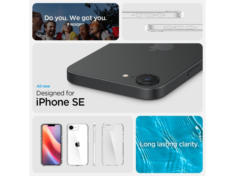 Spigen Ultra Hybrid - crystal clear - iPhone 17e/16e