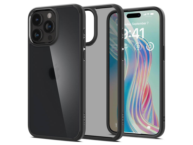Spigen Ultra Hybrid - frost black - iPhone 15 Pro Max