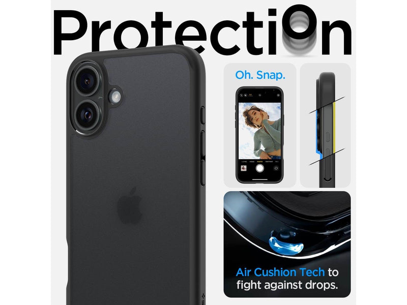 Spigen Ultra Hybrid - frost black - iPhone 16