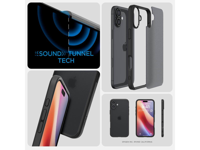 Spigen Ultra Hybrid - frost black - iPhone 16