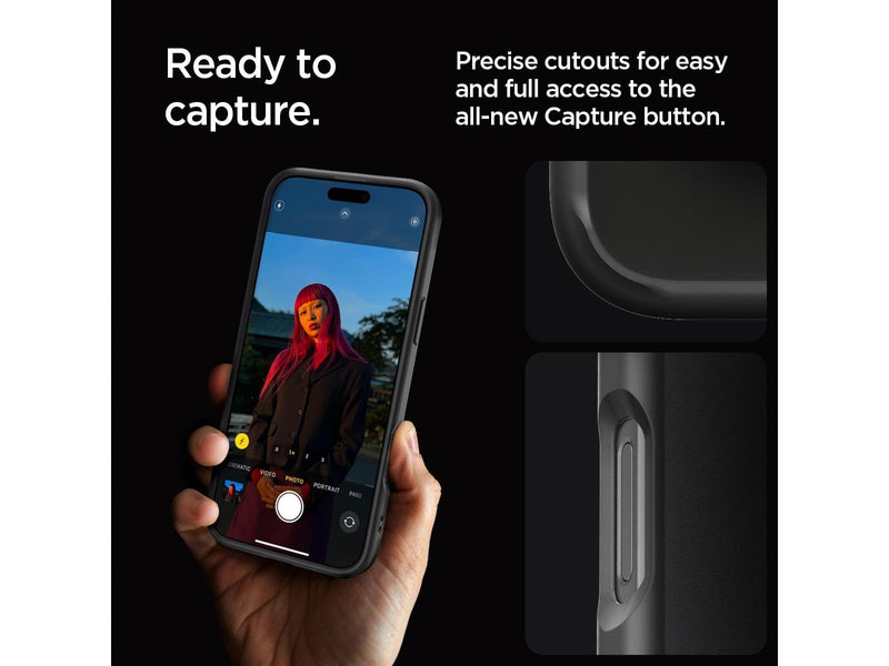 Spigen Ultra Hybrid - frost black - iPhone 16 Pro