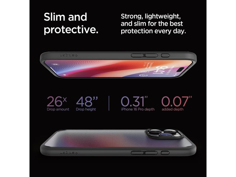 Spigen Ultra Hybrid - frost black - iPhone 16 Pro