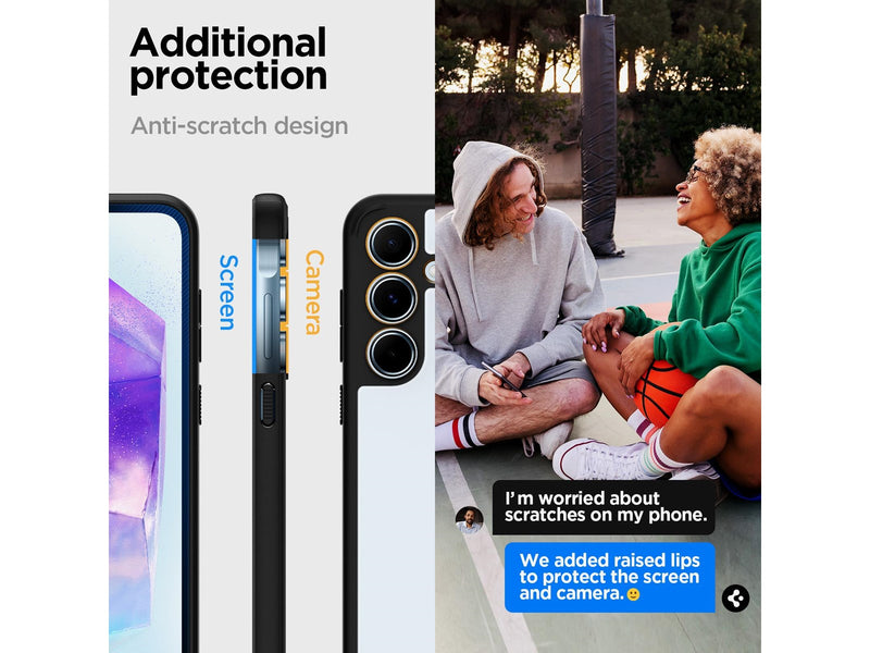 Spigen Ultra Hybrid - matte black - Samsung Galaxy A55