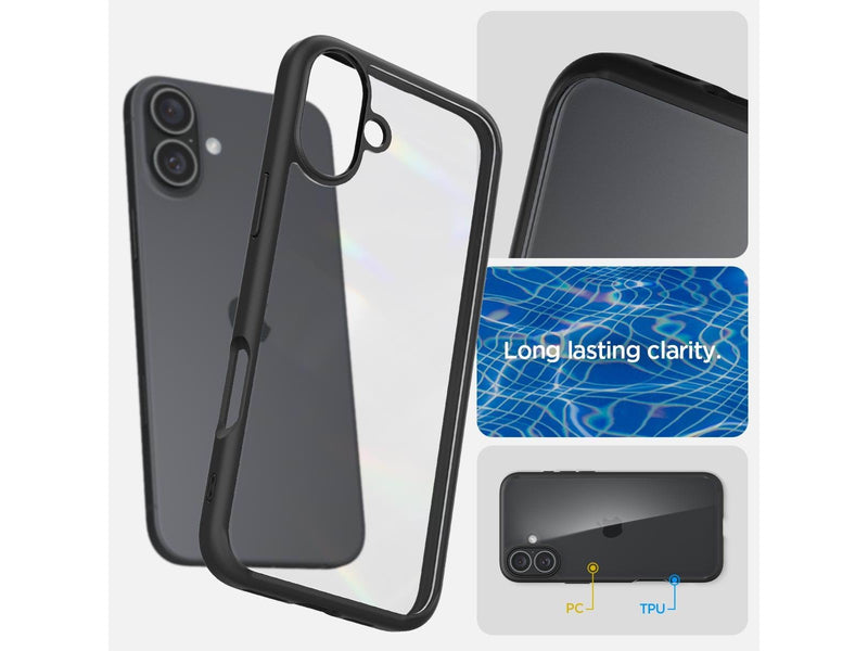 Spigen Ultra Hybrid - matte black - iPhone 16