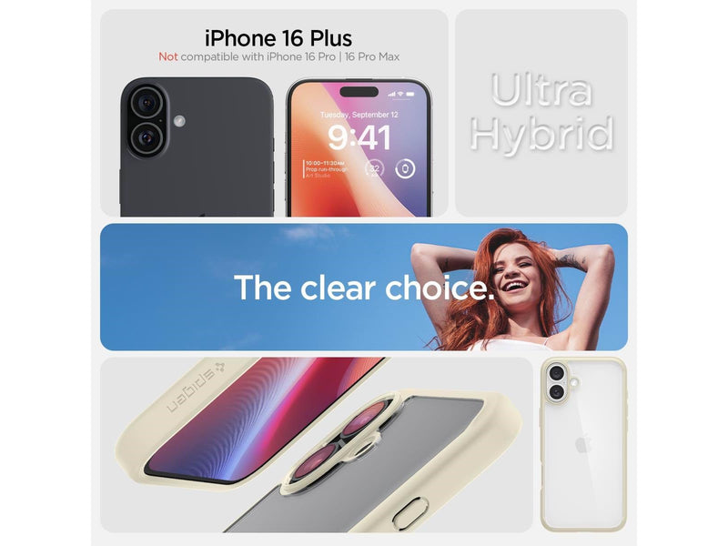 Spigen Ultra Hybrid - mute beige - iPhone 16 Plus