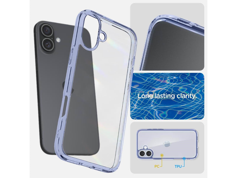 Spigen Ultra Hybrid - sky crystal - iPhone 16 Plus
