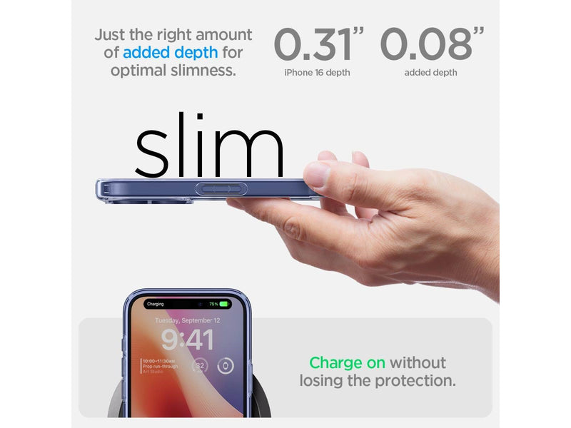 Spigen Ultra Hybrid - sky crystal - iPhone 16 Plus