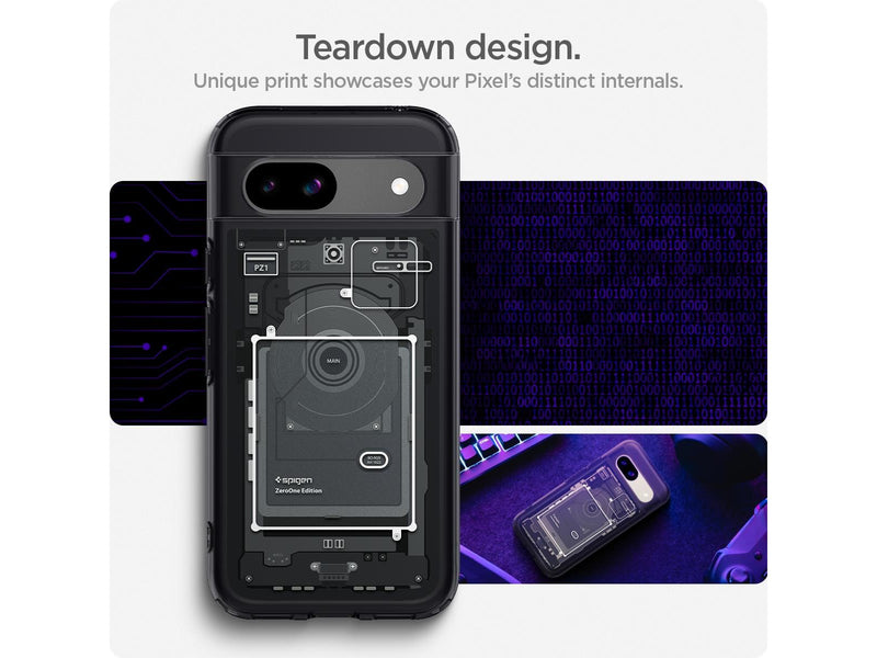 Spigen Ultra Hybrid - zero one - Google Pixel 8a
