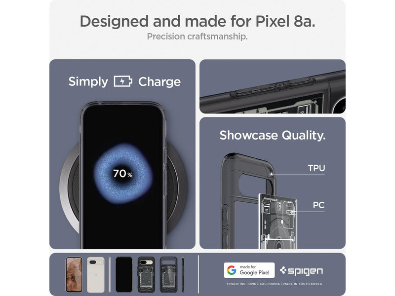 Spigen Ultra Hybrid - zero one - Google Pixel 8a