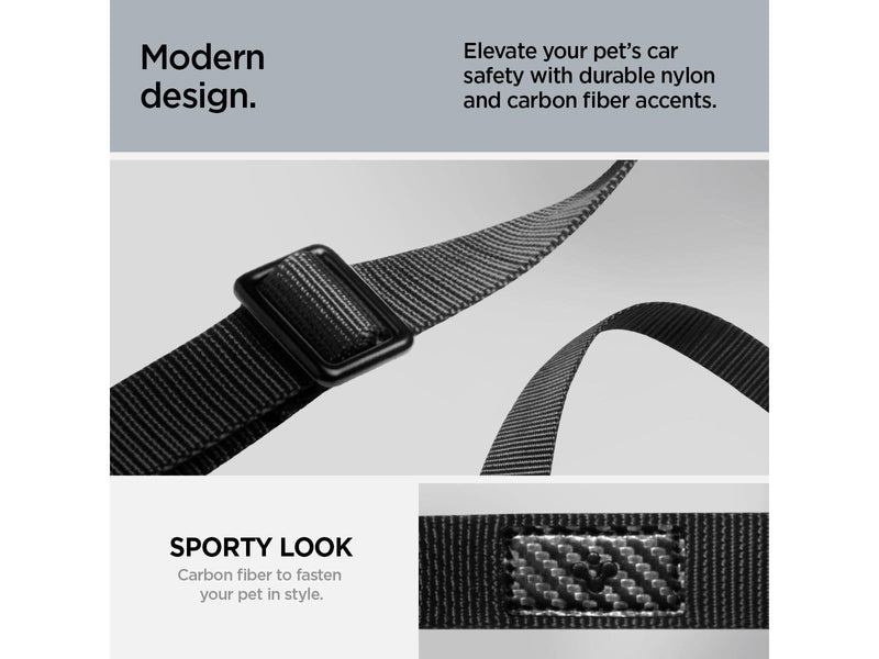 Spigen Universal Car Seat Belt Holder For Pet PS100 - black